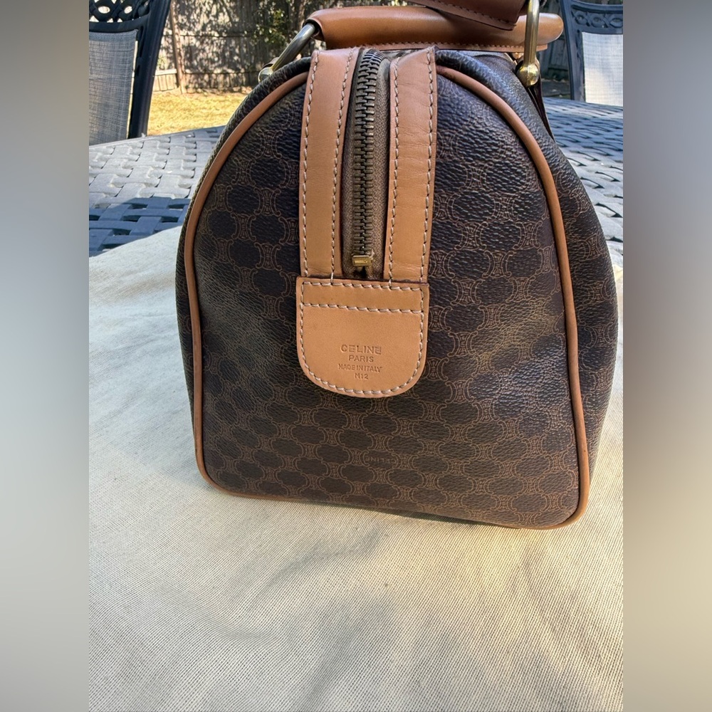 🤎 Celine Macadam Small Boston Duffle Bag - Picture 7 of 13